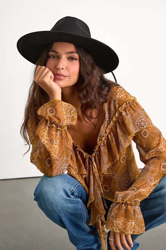 Lexie Black Felt Fedora Hat | Lulus