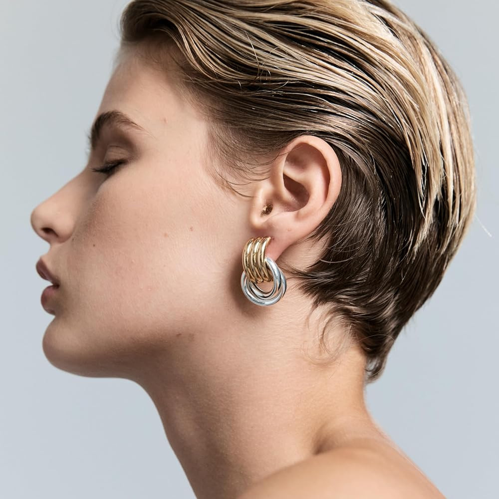 Heaven Mayhem Mini Knot Earrings \u2013 Sculptural Twisted Design \u2013 Lightweight | Amazon (US)