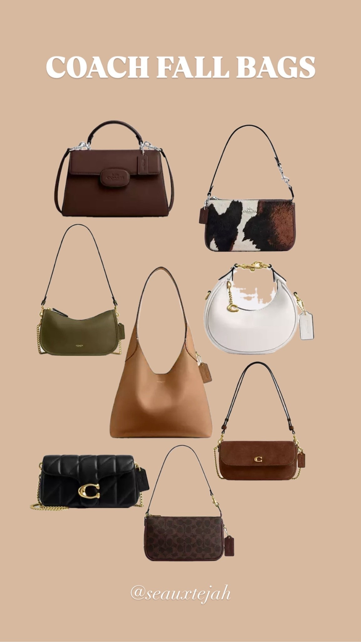 great bags at coach, perfect for the transition into fall! from suede to chocolate brown, you can’t go wrong 😍

#LTKSaleAlert #LTKSeasonal #LTKStyleTip