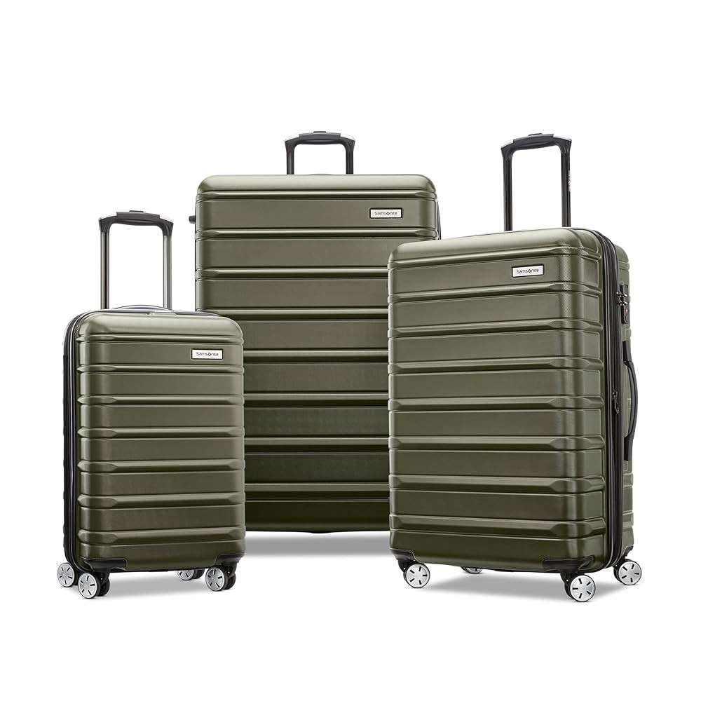 Samsonite Omni 2 Hardside Expandable Luggage with Spinner Wheels, 3-Piece Set (19/24/28), Vita Ol... | Amazon (US)