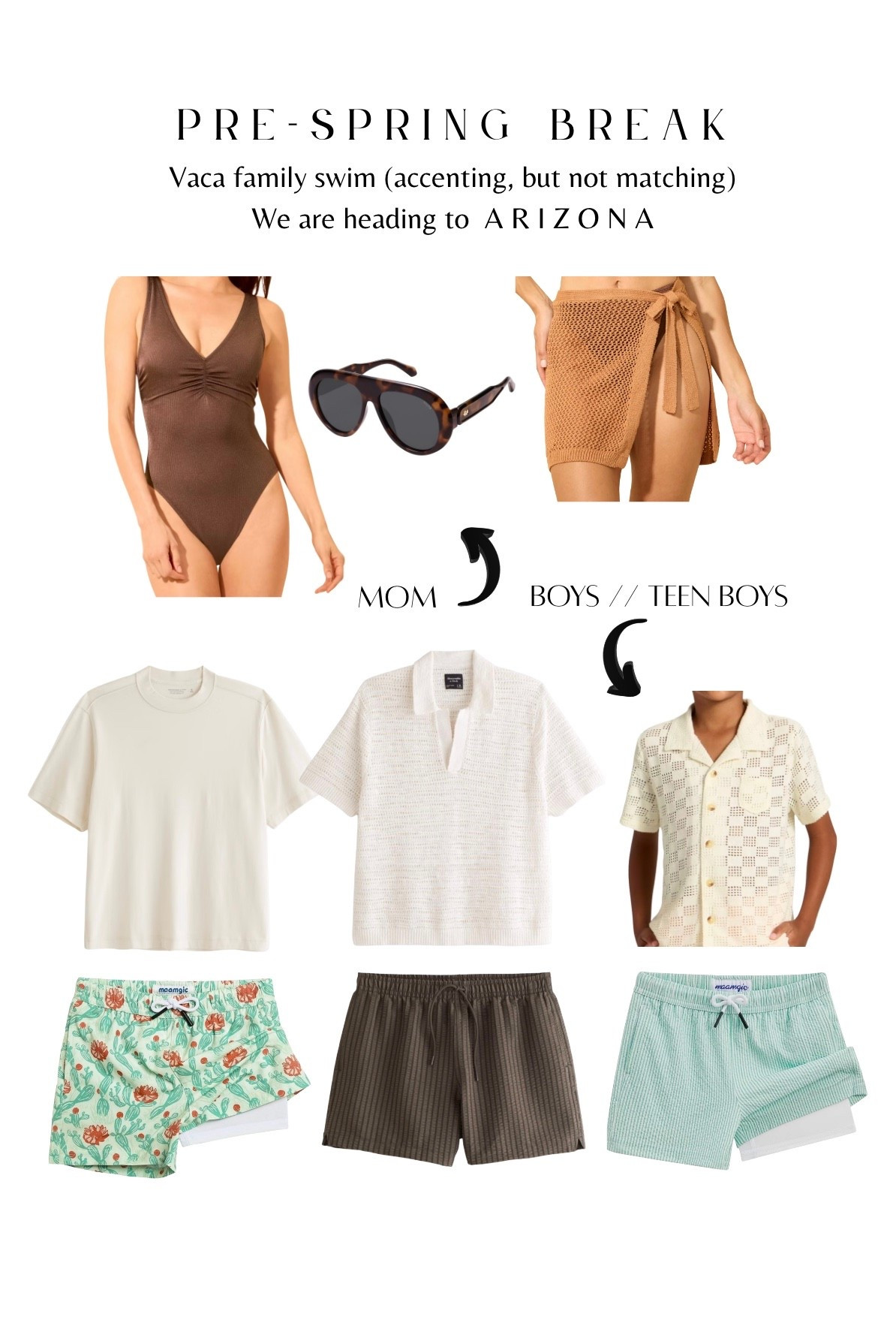 Mom + Teen Boys resort and swim wear 
(Dad is TBD). 

Linking your family for spring break 2026

#LTKKids #LTKOver40 #LTKmomlife