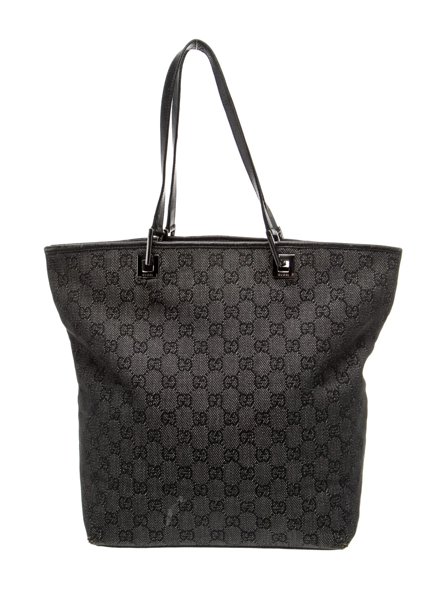 Gucci GG Denim Eclipse - Black Totes, Handbags - GUC2024652 | The RealReal | The RealReal