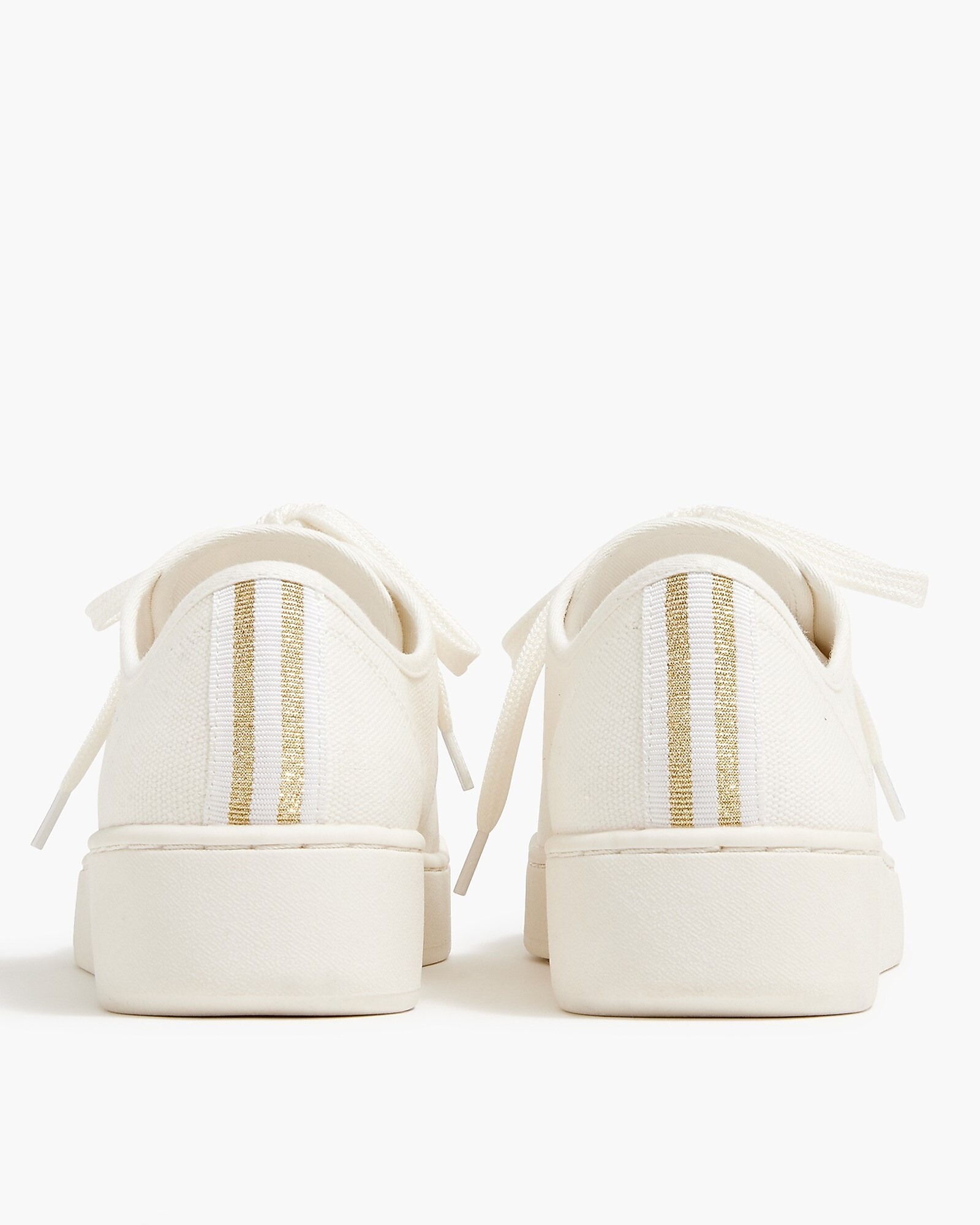 Platform sneakers with stripe | J.Crew Factory