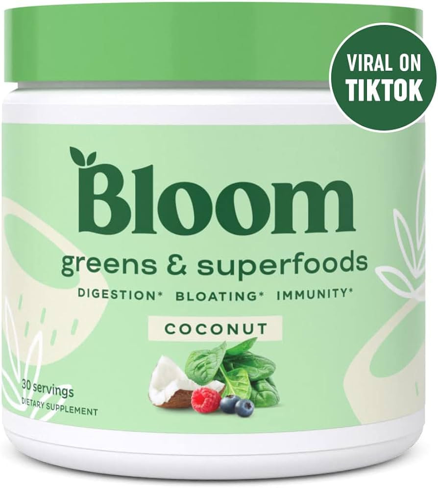 Bloom Nutrition Green Superfood | Super Greens Powder Juice & Smoothie Mix | Complete Whole Foods... | Amazon (US)