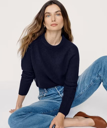 Cashmere Fisherman Sweater | Jenni Kayne