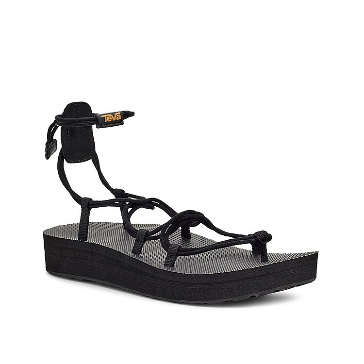 Teva Midform Infinity Platform Sandal | Women's | Black | Size 11 | Sandals | DSW