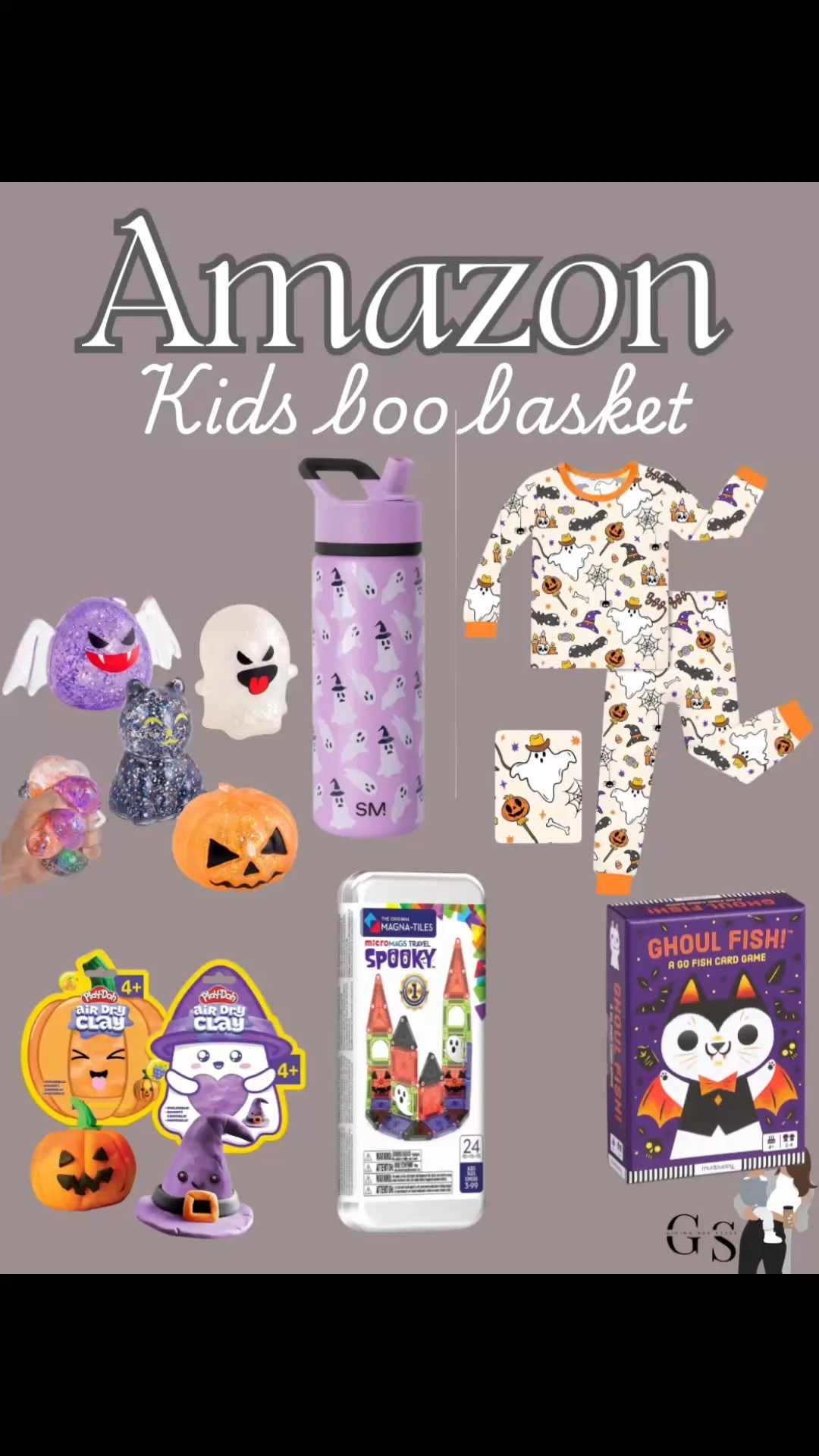 Kids boo basket ideas 
Halloween pajamas, Halloween gift basket for kids, Halloween books

#LTKKids #LTKBaby