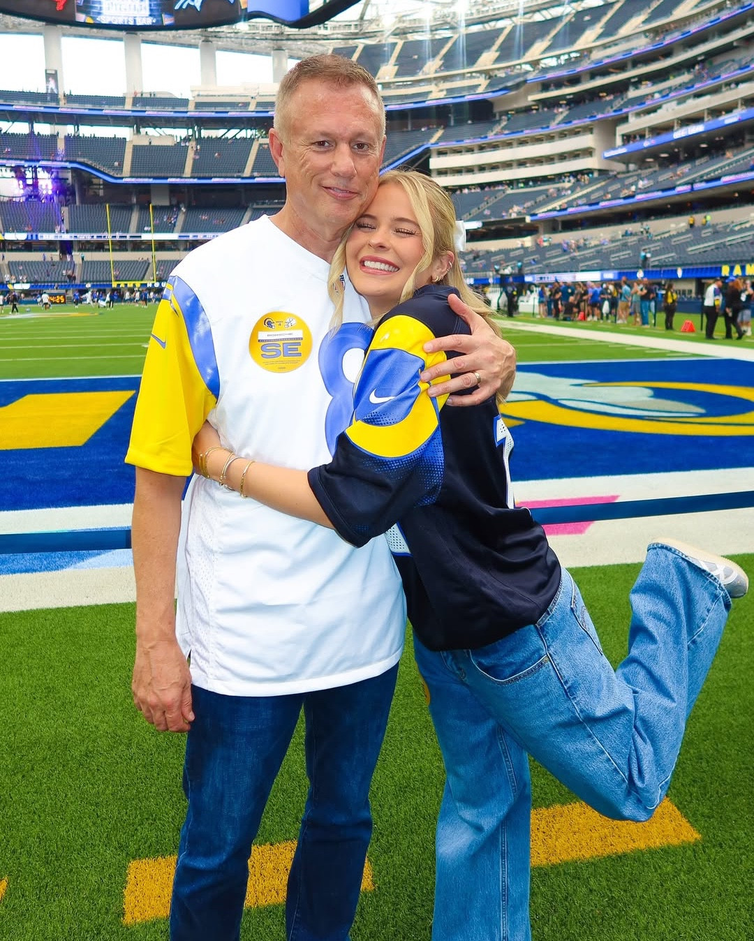 mcqueeny fam🤝🏼OG super fans…. thanks for having us again rams 🥹💙🐏🏈

#LTKSeasonal #LTKActive #LTKStyleTip