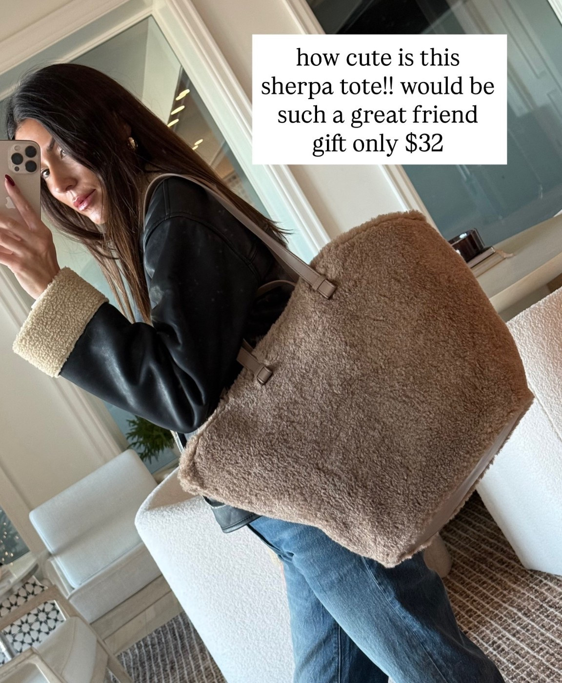 #WalmartPartner Love this Sherpa tote!! Would be such a great gift & it’s only $32 😍

@WalmartStyle #WalmartStyle


#LTKGiftGuide #LTKFindsUnder50 #LTKootd