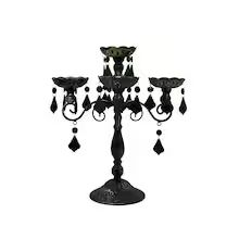 15" Black Candelabra Tabletop Halloween Accent by Ashland® | Michaels Stores