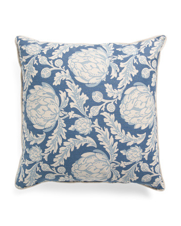 Made In Usa 22x22 Artichoke Print Corded Pillow | Throw Pillows | Marshalls | Marshalls