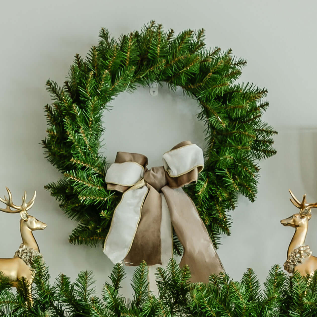 24"" Yorkshire Fir Wreath Unlit | King of Christmas