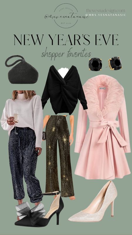 New Year’s Eve Outfit idea ✨

NYE. NYE outfit. Holiday dress. New Years Eve. New Year’s Outfit. Holidays. Style tip. Amazon fashion. Pants. Jacket. Sparkle pants. Sweater. Bag. Clutch. 

#LTKFind #LTKGiftGuide #LTKSeasonal