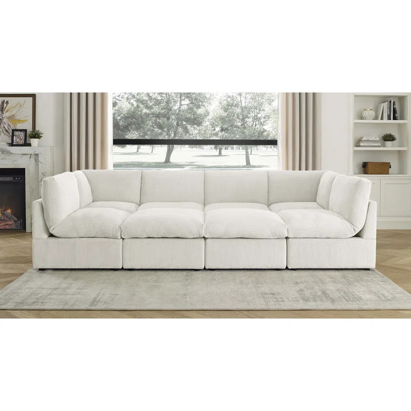 Arvill 8 - Piece Upholstered Sectional | Wayfair North America