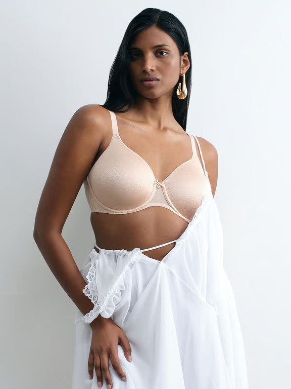 Norah Comfort Full Coverage Spacer T-Shirt Bra Nude Blush | Chantelle Lingerie