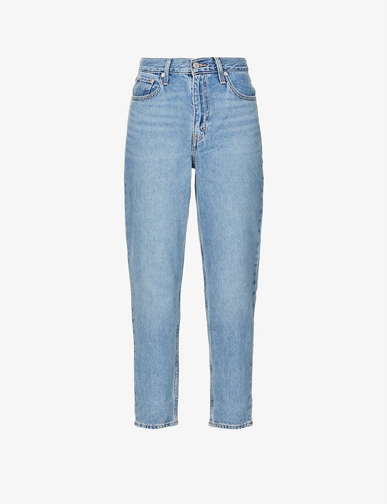 80s Mom tapered-leg high-rise jeans | Selfridges