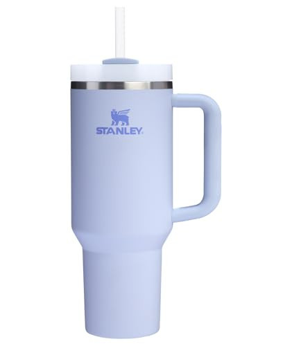 STANLEY Quencher H2.0 Tumbler with Handle and Straw 40 oz | Flowstate 3-Position Lid | Cup Holder Compatible for Travel | Insulated Stainless Steel Cup | BPA-Free | Dew Drop | Amazon (US)