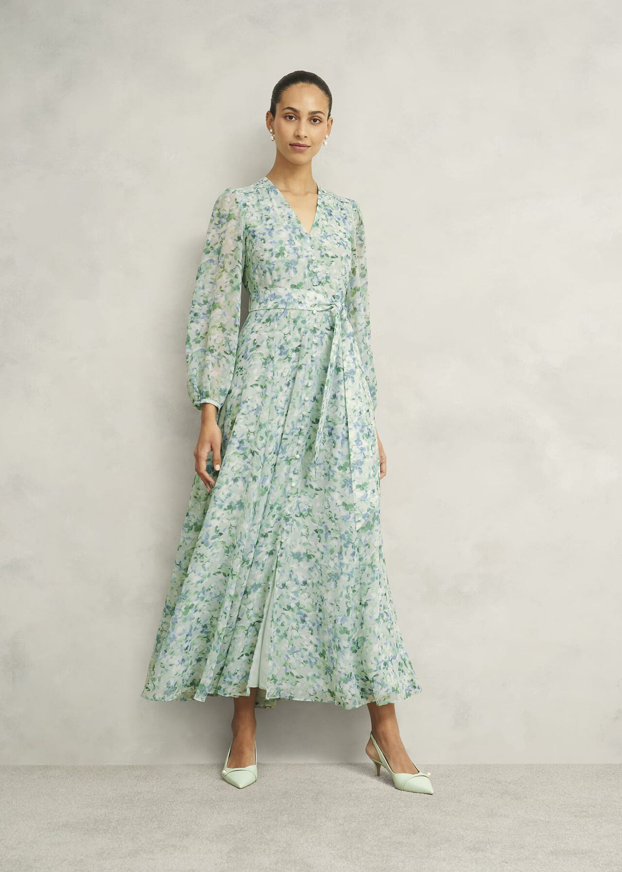 Petite Thea Tie Belted Dress | Hobbs UK | | Hobbs
