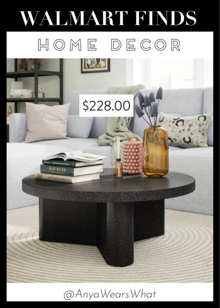 Walmart currently has the most stunning furniture & decor!!! 🤎 This beautiful round coffee table in a black speckled marble finish is only $228! Order yours before it sells out!
***Dimensions: 40 in W x 40 in D x 15.25 in H***

#walmart #walmartfinds #walmartdecor #walmartfurniture #deals #finds #decor #neutral #falldecor #fall #sale #fauxmarble #marbletable #fauxmarbletable #coffeetable #livingroomSaleSale

#LTKsalealert #LTKhome #LTKGiftGuide