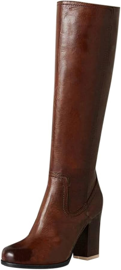 Womens Booties Low Heel Womens Boot Womens Tan Boots Comfy Moda Boots for Women Comfortable Ankle... | Amazon (US)