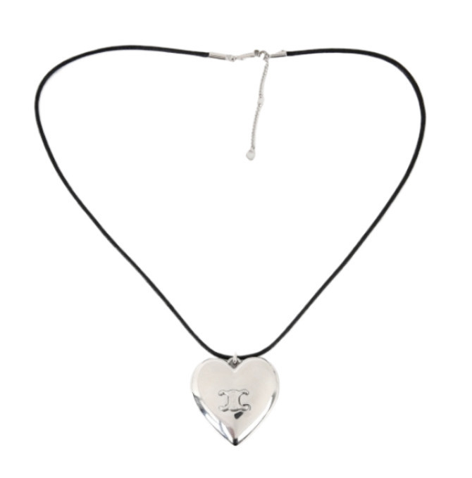 Celine Cur Triomphe Necklace In Brass With Gold Finish And Cotton | Jomashop.com & JomaDeals.com