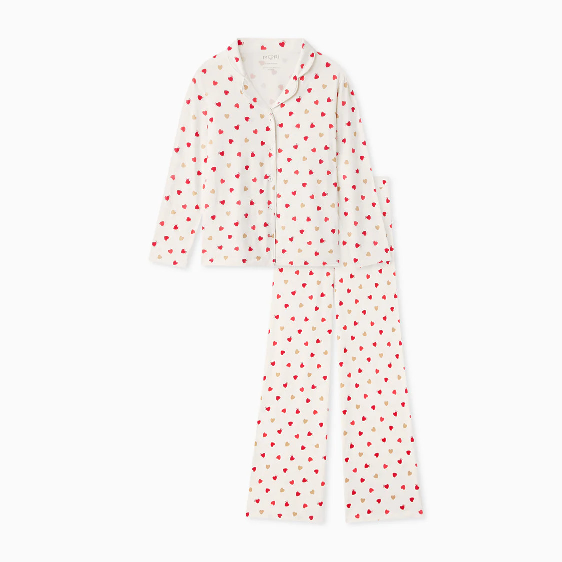 Women's Love Heart Pajama Set | Baby Mori (US)