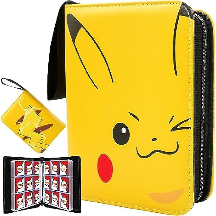 JIFTOK Card Binder for Pokemon Cards, 9-Pocket Portable Card Collector Album Holder Book Fits 720... | Amazon (US)