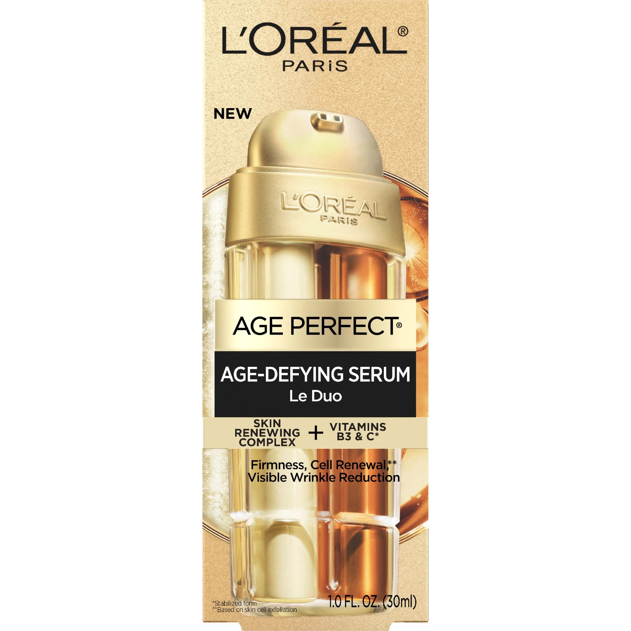 L'Oreal Paris Age Perfect Serum Le Duo, L'Oreal Paris Age-Defying Serum, 1 fl oz | Walmart (US)