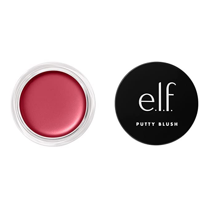 e.l.f. Putty Blush, Creamy & Ultra Pigmented Formula, Infused with Argan Oil & Vitamin E, Caribbe... | Amazon (US)