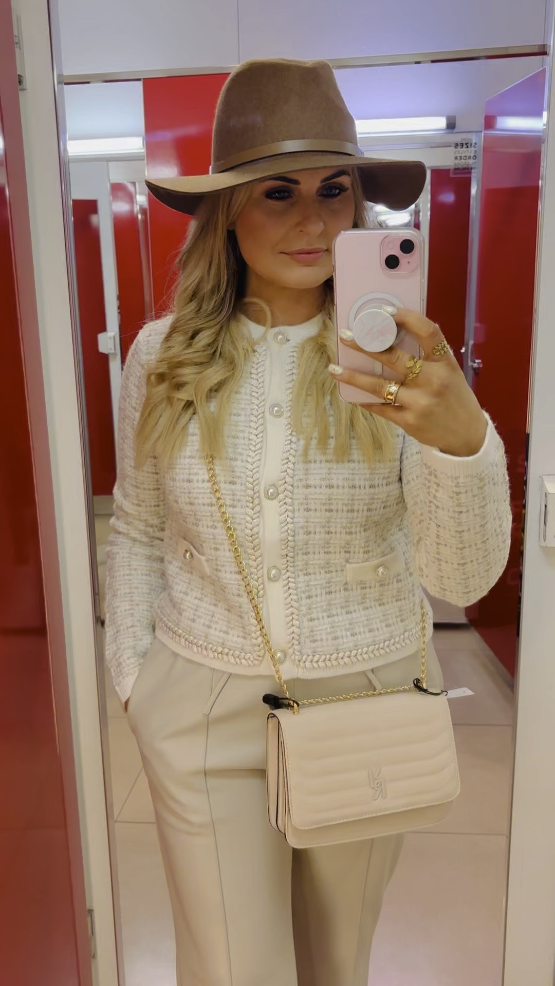 Perfect Brunch outfit… These wide leg trousers are ultra flattering and are the hero silhouettes this season. I styled it with the trending cream Boucle knit crop cardigan.. the button details is just fabulous.. I love this wool fedora hat, so old school charm … 🛍🛍🛍 



#imwearingRI #fedora #widelegtrousers #stylingtips #over40 #brunchoutfit #vacation #highstreet #preppy #trending #cardigan #stylish



•wide leg trousers • workwear •vacation •brunch outfit • high street • trending • cardigan • fedora • leather trousers •style guide • personal stylist • capsule wardrobe • Airport travel outfit • mums • Kate Middleton • River island • outfits • outfit styling • how I styled it • how I wore it • what to wear • how to wear • look good • new in • January • new season 

#LTKover40 #LTKeurope #LTKstyletip