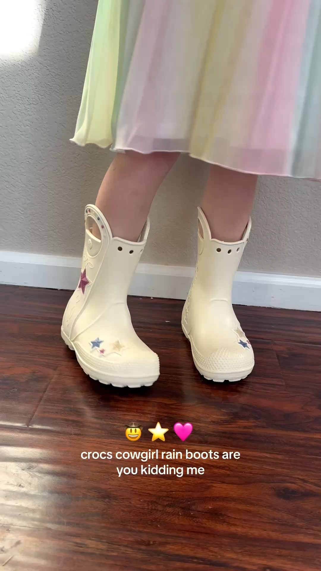 I swear these Crocs Kids’ Handle It Western Rain Boots made rainy days way more fun 🤠💦 They’re lightweight, easy for kids to slip on, and somehow still cute enough that they don’t want to take them off.

#LTKmomlife #LTKSaleAlert #LTKKids