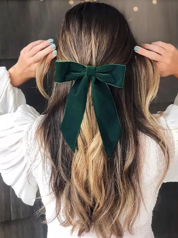 Bow Decor Hair Clip For Daily Use For Girls Hairstyles Casual Cute | SHEIN USA | SHEIN