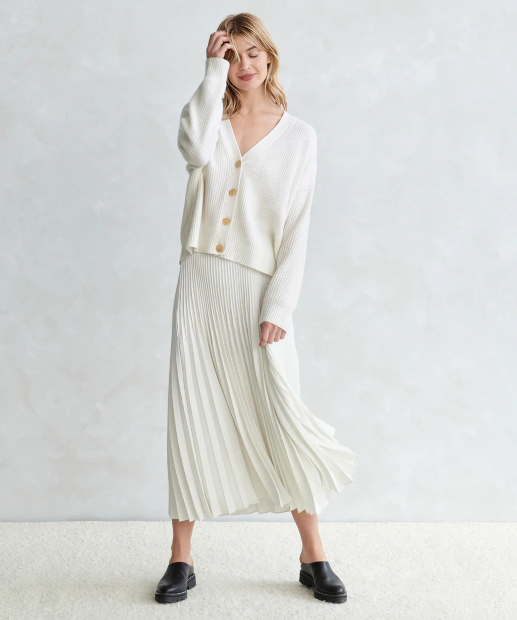 Cropped Cashmere Cocoon Cardigan | Jenni Kayne