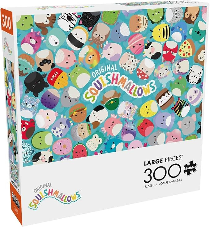 Buffalo Games - Squish Mallow - Squishmallow Friends - 300 Piece Jigsaw Puzzle for Adults Challen... | Amazon (US)