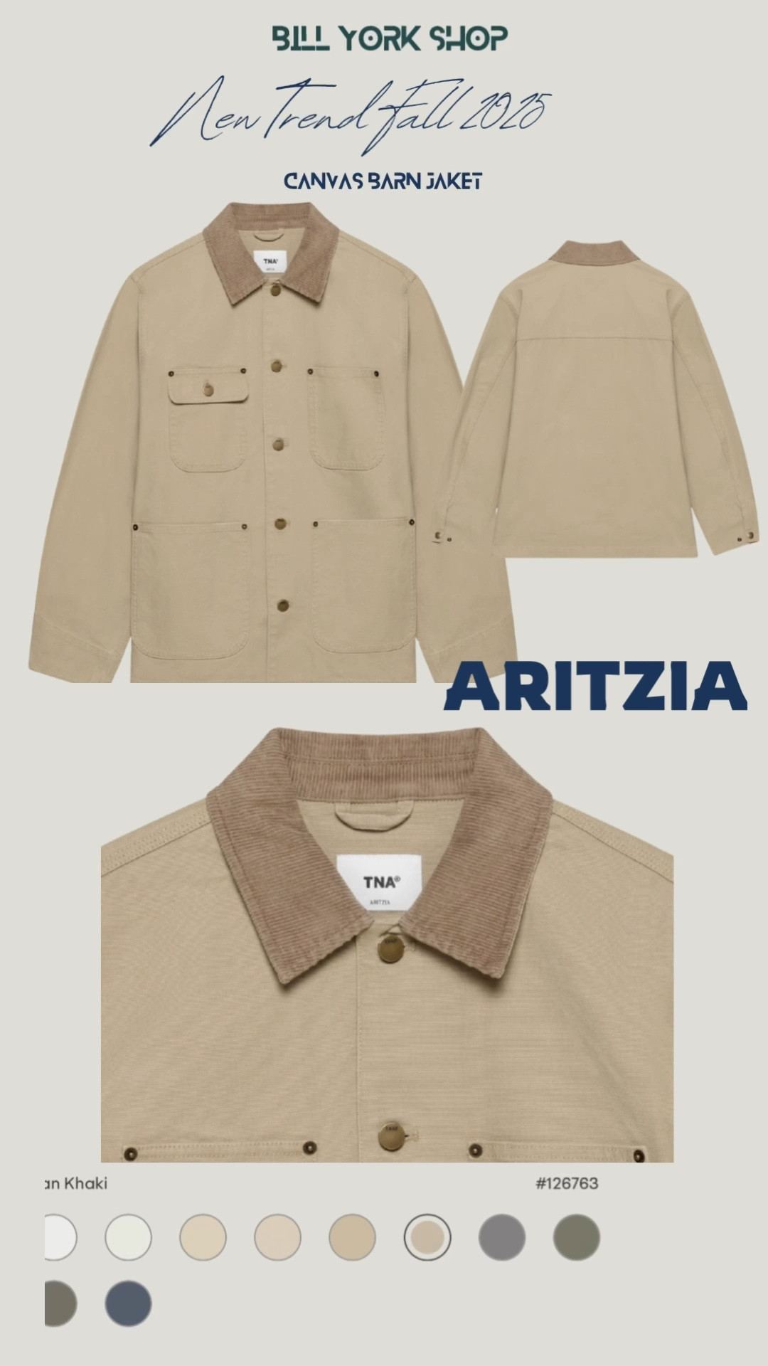 Stay Stylish trendy with Canvas Barn jacket 