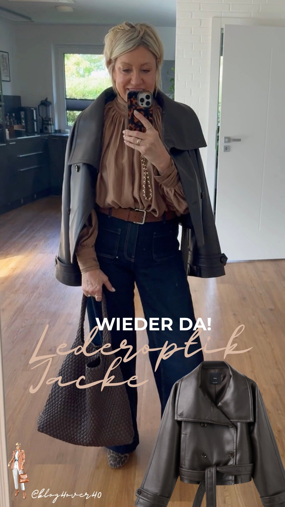 Wieder da - die virale Lederoptik-Jacke von Mango mit tollem Kragen 🫶🏻✨

#LTKeurope #LTKstyletip #LTKdeutschland