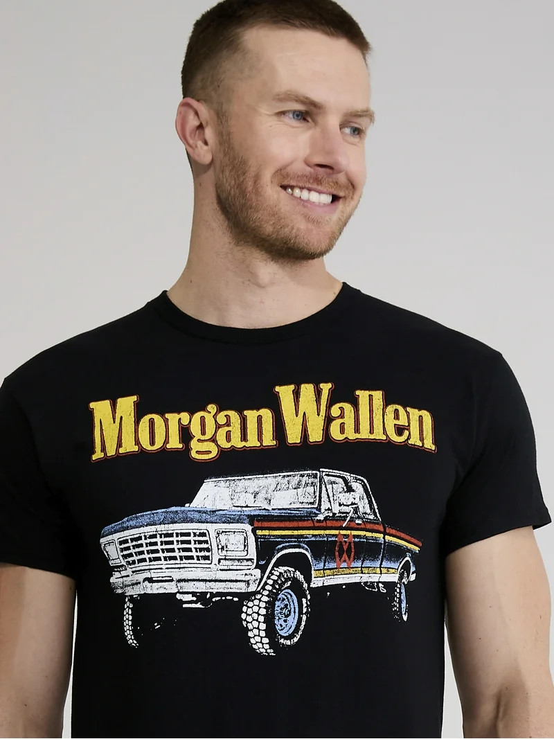 Morgan Wallen Men's & Big Men's Cotton Graphic Tee, Sizes S-3XL | Walmart (US)
