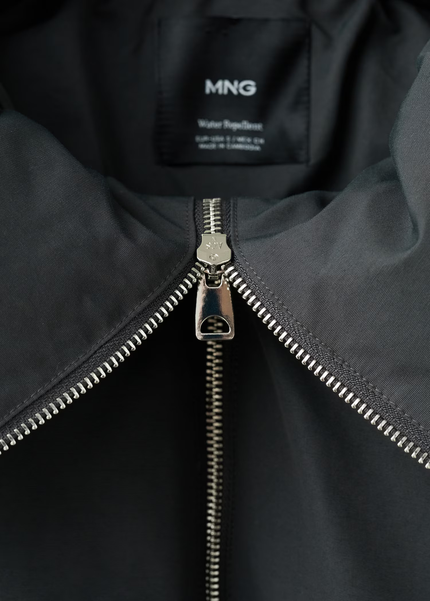 Funnel-neck bomber jacket | MANGO (UK)