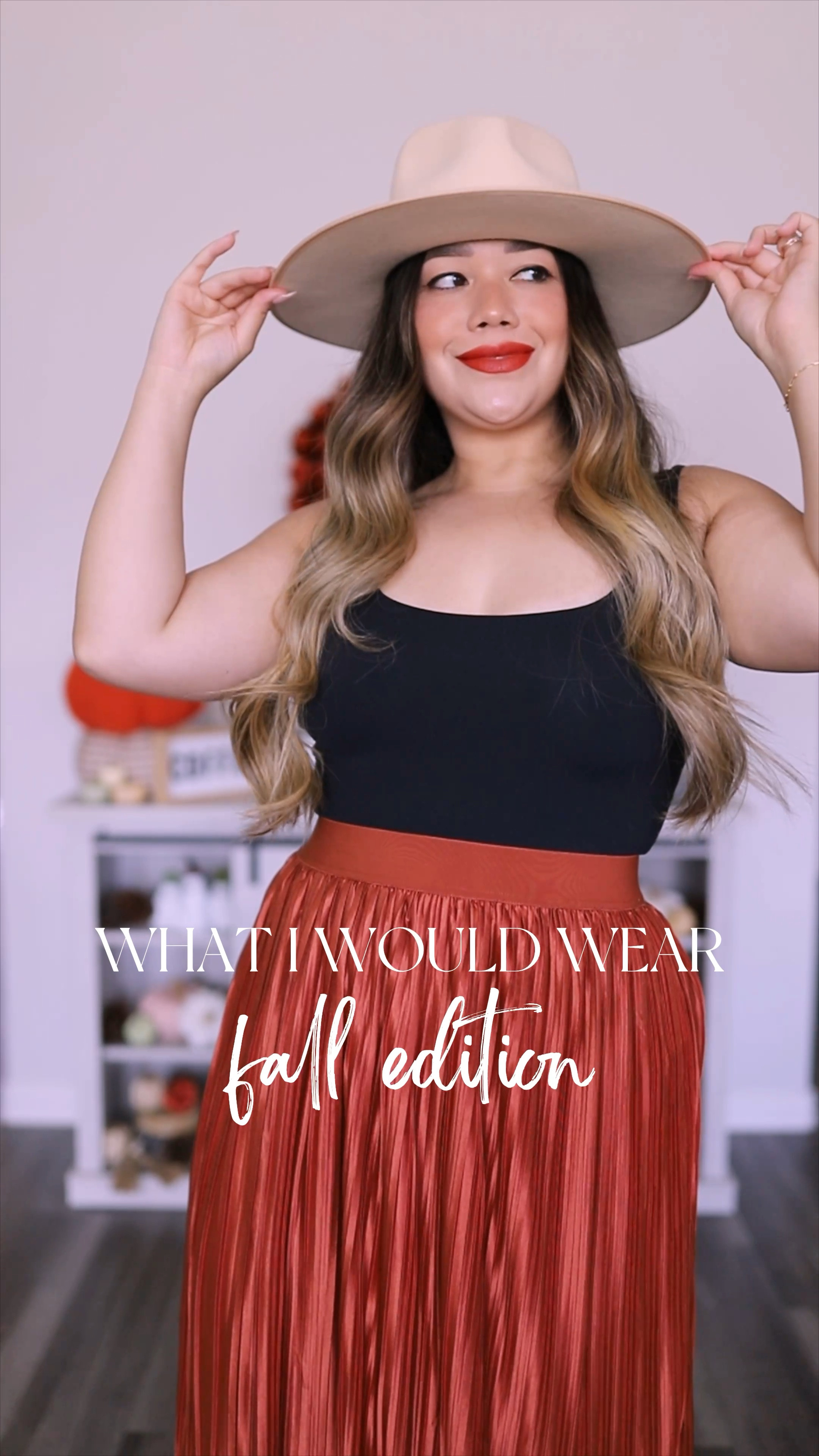 WHAT I WOULD WEAR: FALL EDITION. Which is your favorite fall outfit? Linking everything I’m wearing on my @shop.ltk storefront! 🧡

🎃 PUMPKIN PATCH OUTFIT 🎃
black bodysuit from amazon - $26; wearing medium
burnt orange midi skirt - $48; wearing medium

🤠 COUNTRY CONCERT OUTFIT 🤠
lilac velvet dress - $64; wearing large (medium would have fit just fine because of the adjustable belt)
white pearl embellished western boots - $150; size up half a size

🍂 FALL FAMILY PHOTOSHOOT OUTFIT 🍂
fall floral maxi dress - $118; wearing medium

🏈 SUNDAY NIGHT FOOTBALL OUTFIT 🏈
free people lookalike waffle knit shirt - $58; wearing medium
high waisted vintage jeans - $54; wearing size 30 (jeans have no stretch so size up one if you’re curvy like me)

🍁 FALL WEDDING OUTFIT 🍁
multi colored print maxi dress - $118; wearing medium 

#LTKfindsunder100 #LTKSeasonal #LTKmidsize