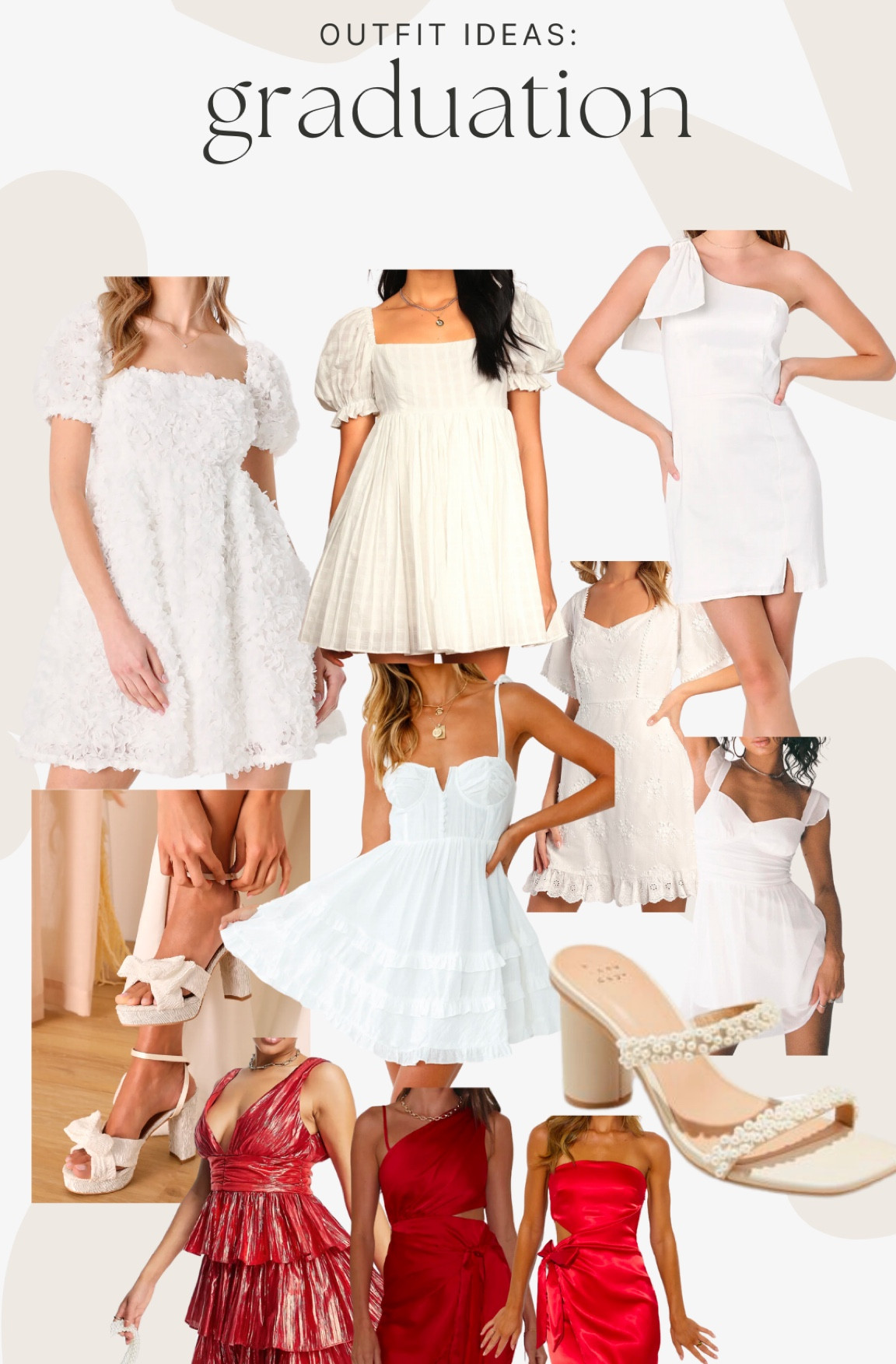 graduation dress ideas!! 
