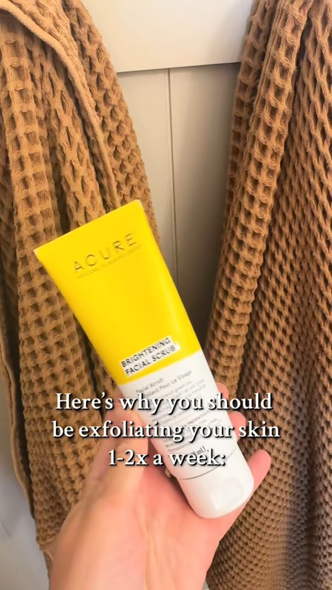 This Acure facial scrub is a favorite in my skincare routine!

#LTKBeauty