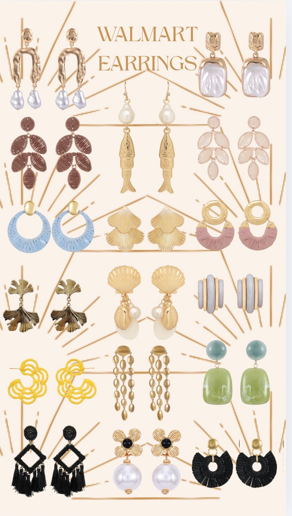 I’m a statement earring junkie! I’m always on the look out for fun statement earrings that elevate outfits. I was so excited to see these at @walmart! Totally shocked by the quality and the prices! All under $8! Grabbing them all for the spring & summer! 

Statement earrings at Walmart, Walmart jewelry, elevate your outfit with statement earrings, affordable statement earrings 

#walmart #walmartstyle #statementearrings


#LTKOver40 #LTKSeasonal