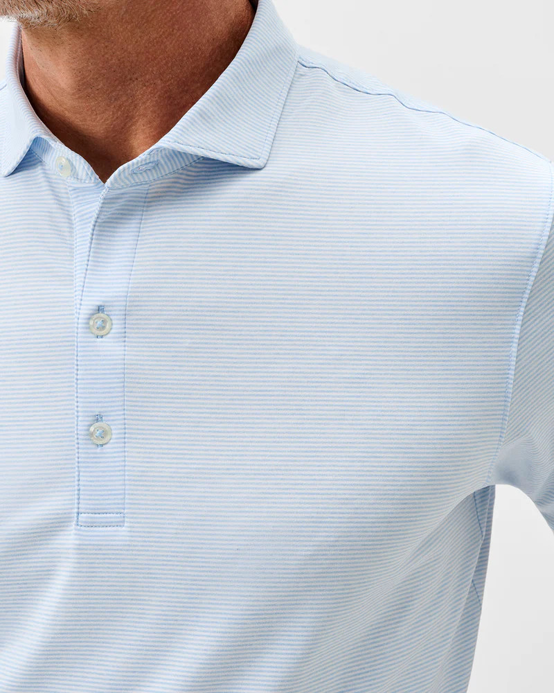 Performance Jersey Polo - Lyndonn Stripe | johnnie O