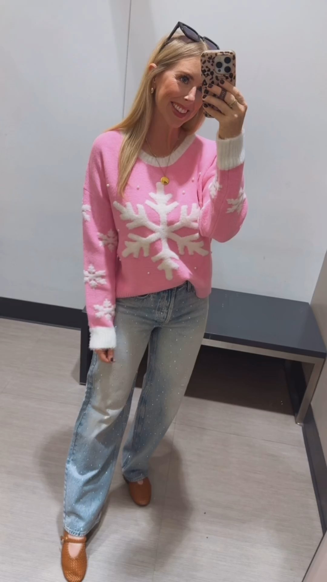 Target holiday sweater, Pearl embellished snowflake sweater 

#LTKHoliday #LTKFindsUnder50