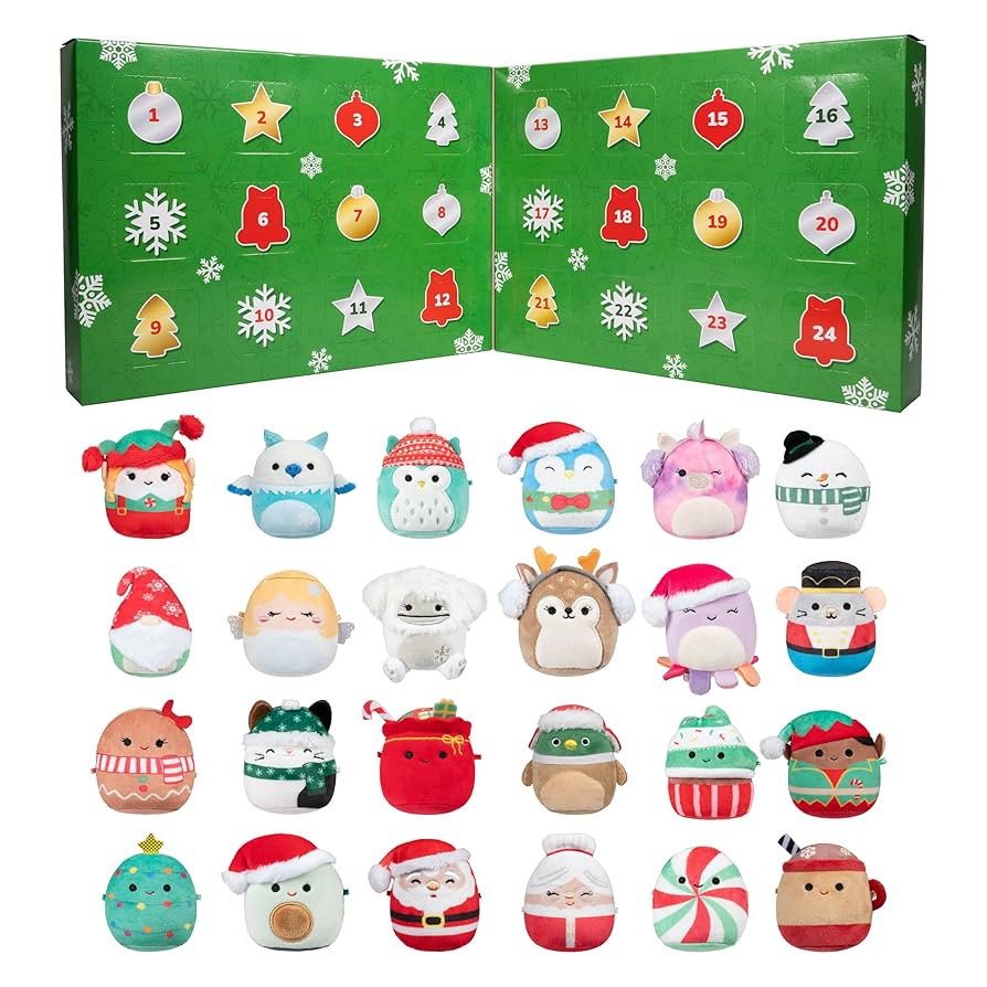 Squishmallows Original 24-Day Micromallows Holiday Advent Calendar | Amazon (US)