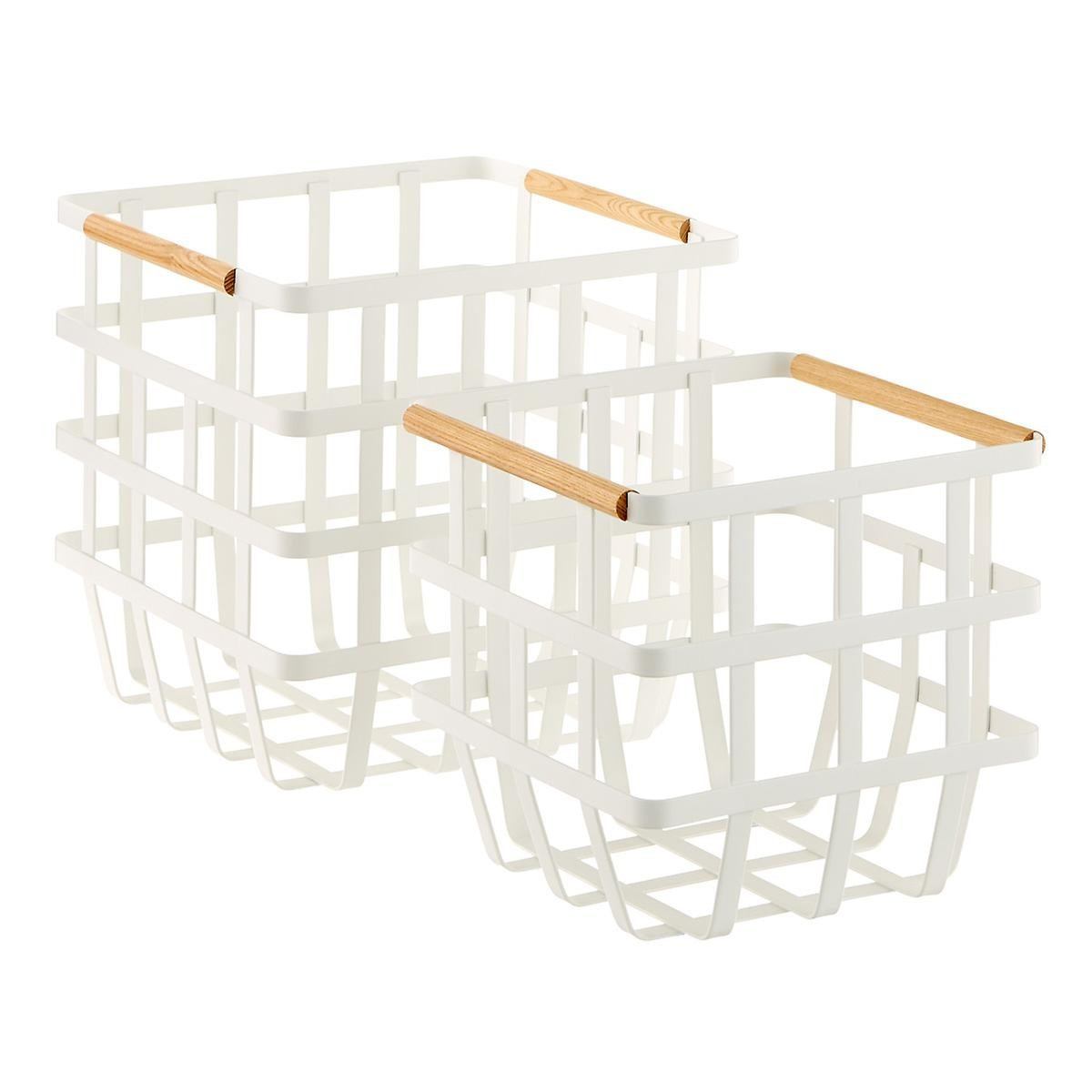 Yamazaki White Tosca Cubes | The Container Store