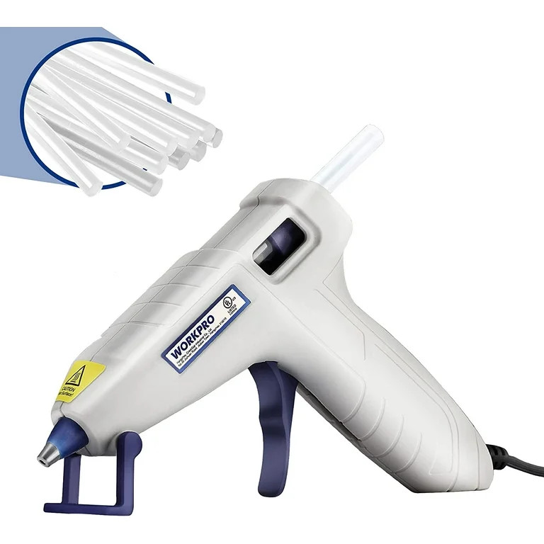 WORKPRO Mini Hot Glue Gun Kit, 20pcs Hot Glue Sticks Included | Walmart (US)