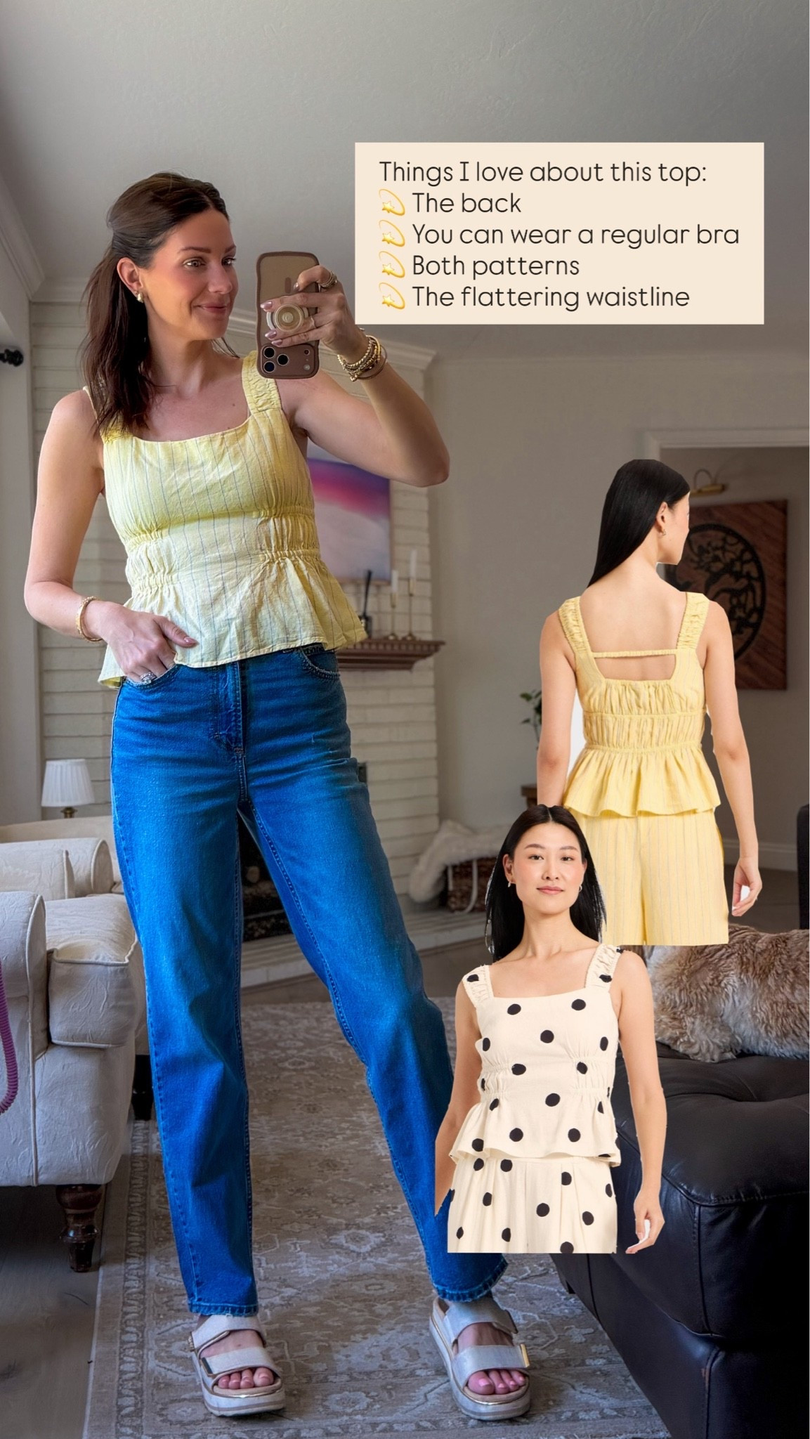 Wearing a small in the top, but probably could’ve sized down to an extra small.

#LTKootd #LTKmomlife #LTKSaleAlert