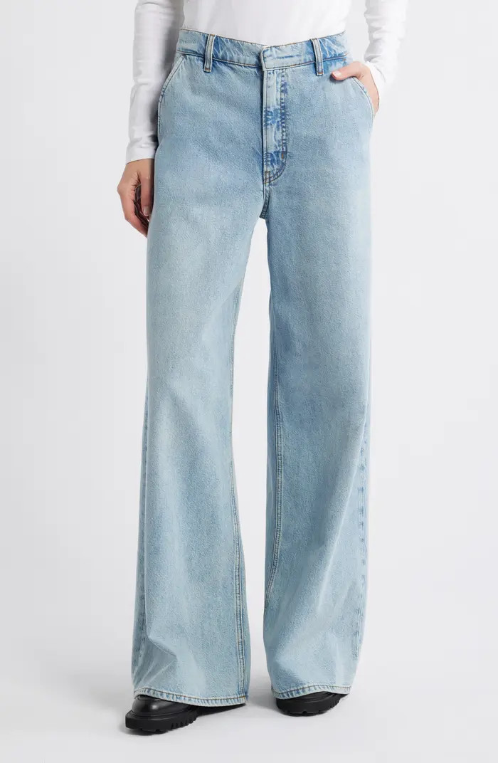FRAME The High Waist Wide Leg Trouser Jeans | Nordstromrack | Nordstrom Rack