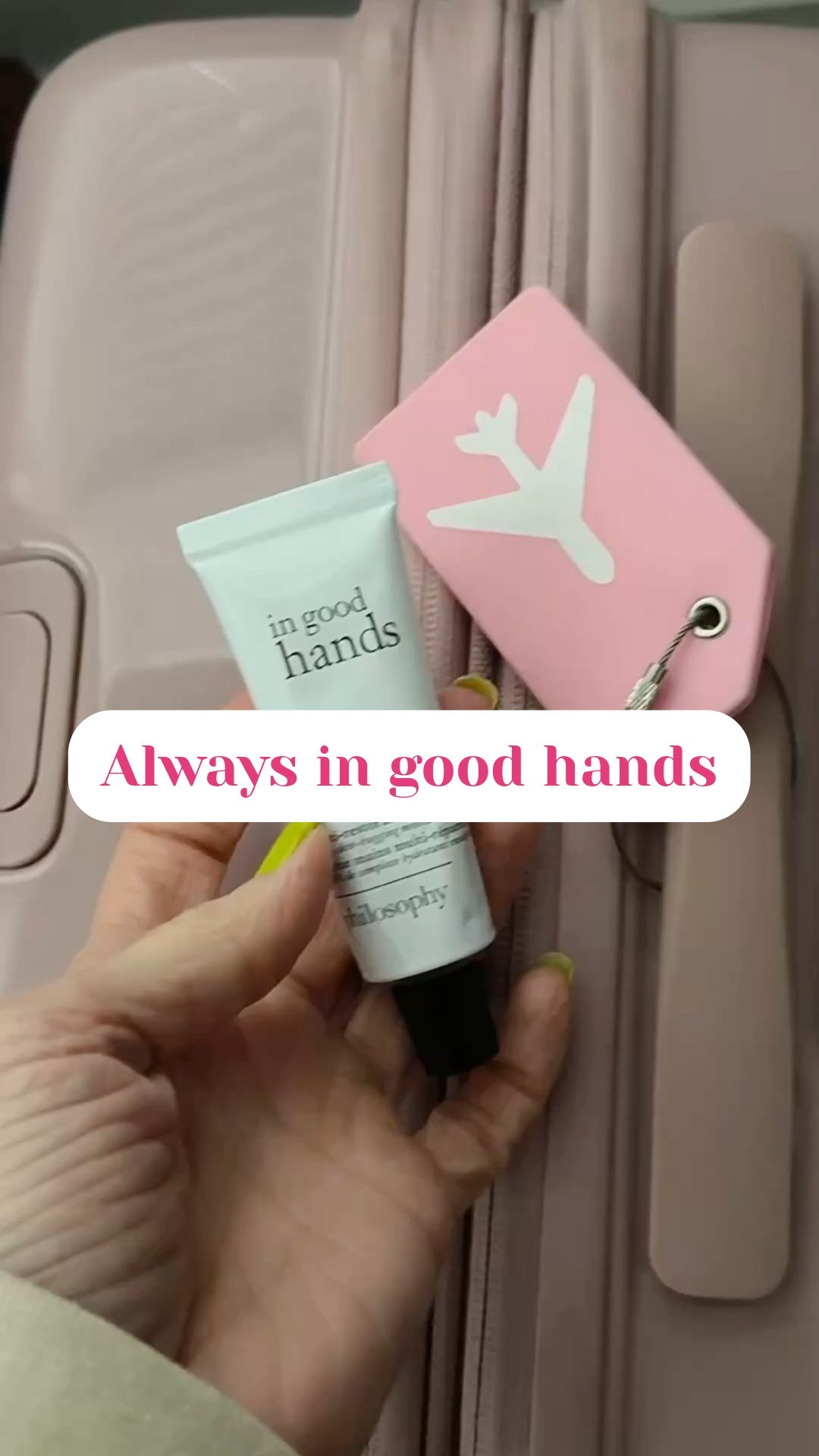 Airplane air is DRY. This lotion is NON-GREASY and one of my travel favorites for my hands 🙌🏼 

#LTKdayinmylife #LTKTravel